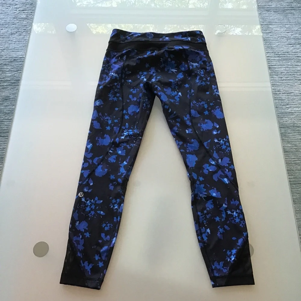 Lululemon Run Inspire Tight II‎ Luxtreme Leggings Dandy Digie Porcelaine Black 4